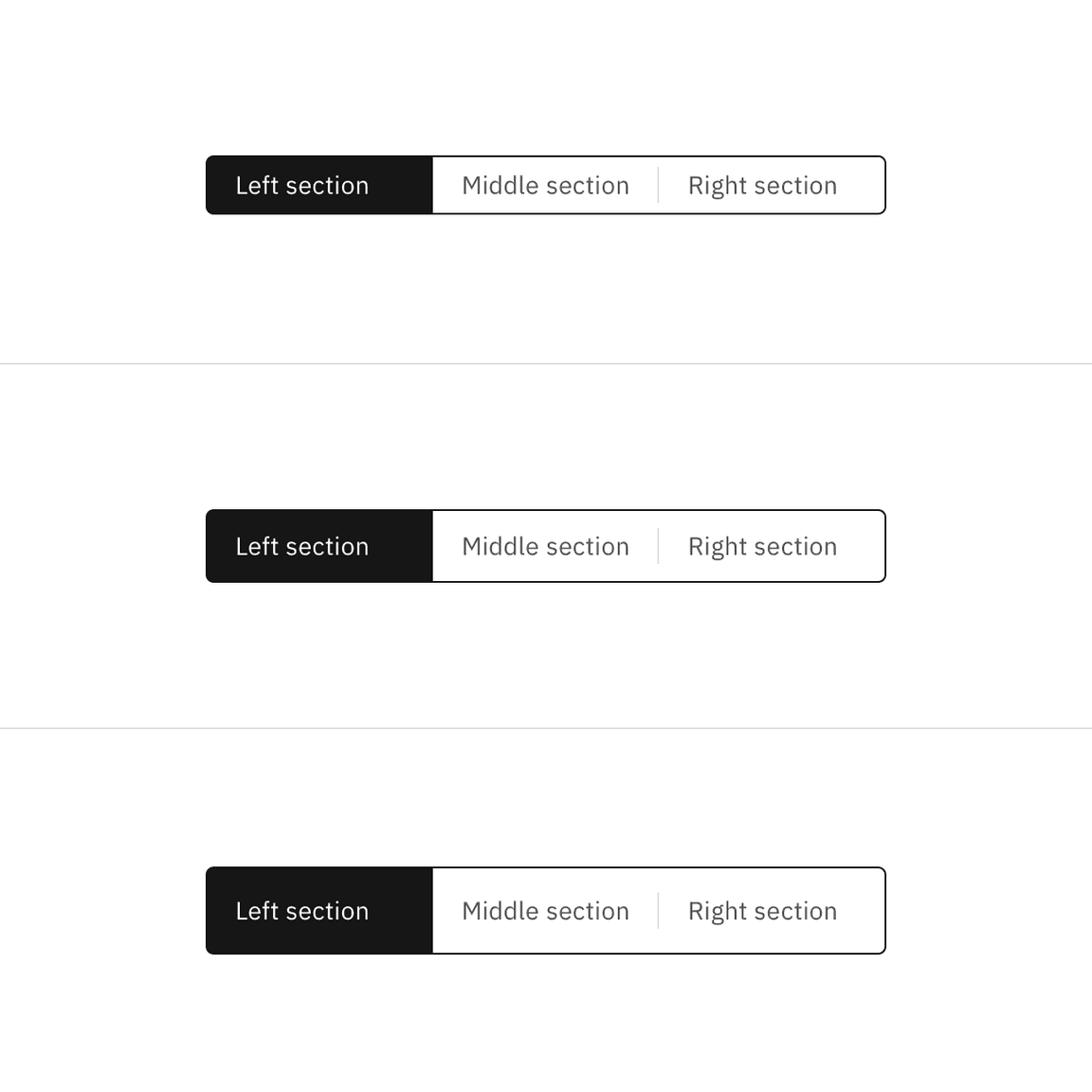 Height options for content switcher